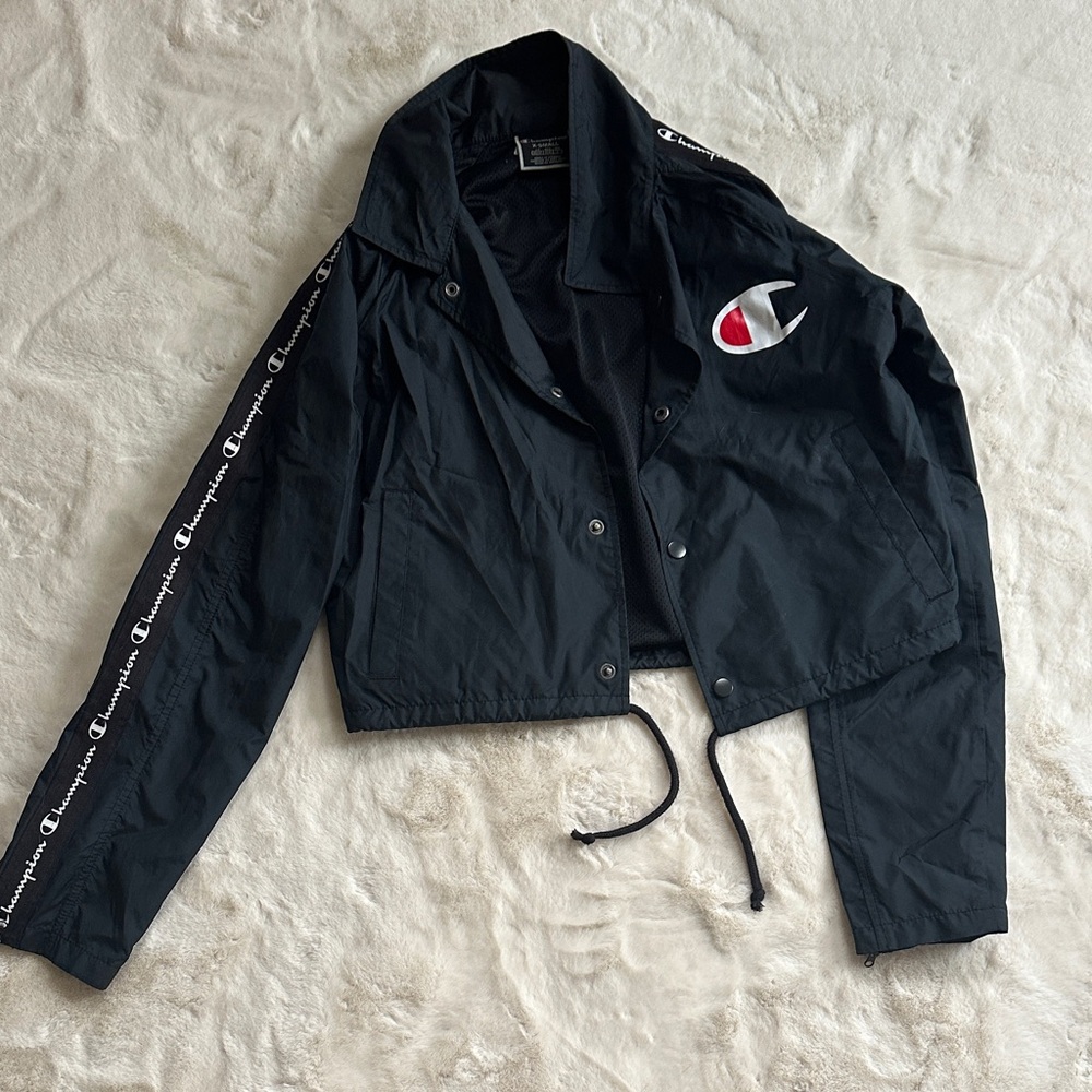 Champion Women's Black Bomber Jacket